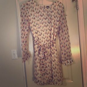 Eiffel Tower print dress